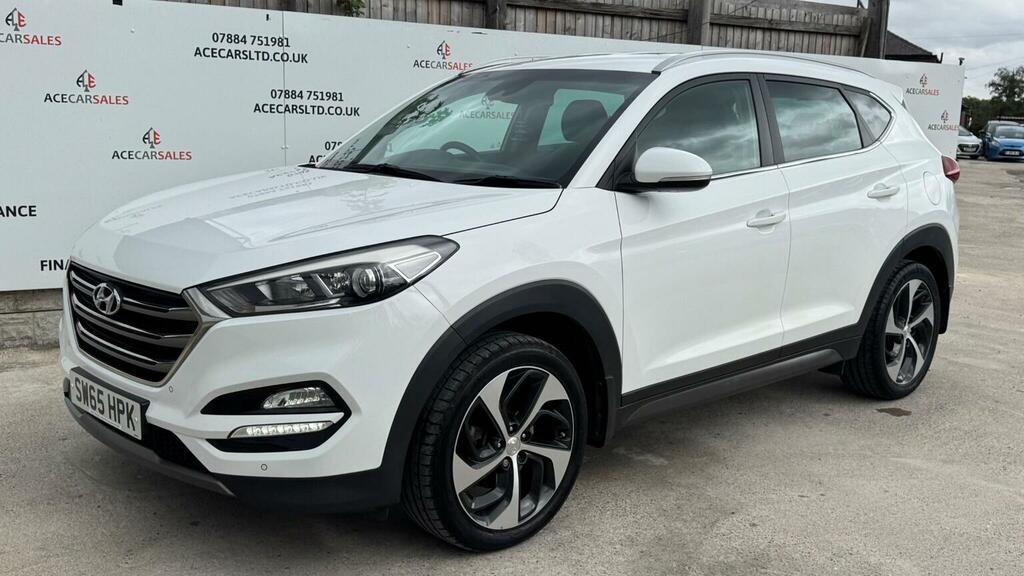 Hyundai Tucson 2.0 Crdi Blue Drive Premium Euro 6 Ss White #4