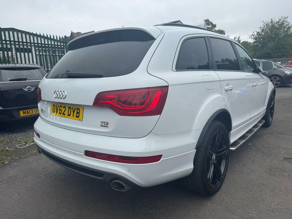 Audi Q7 3.0 Tdi V6 S Line Plus Tiptronic Quattro Euro 5 S White #4