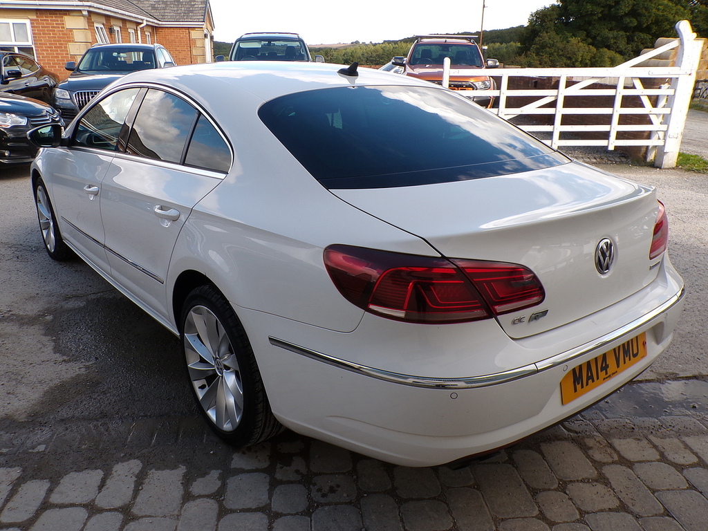 Volkswagen CC Tdi Bluemotion Tech Gt White #5