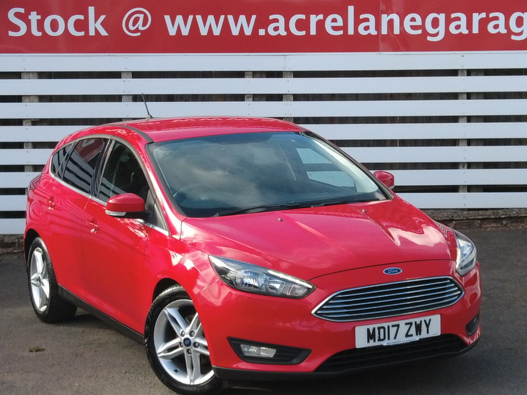 Ford Focus T Ecoboost Zetec Edition MD17ZWY Red
