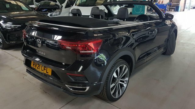 Volkswagen T-Roc Tsi Evo R-line Cabriolet Black #4