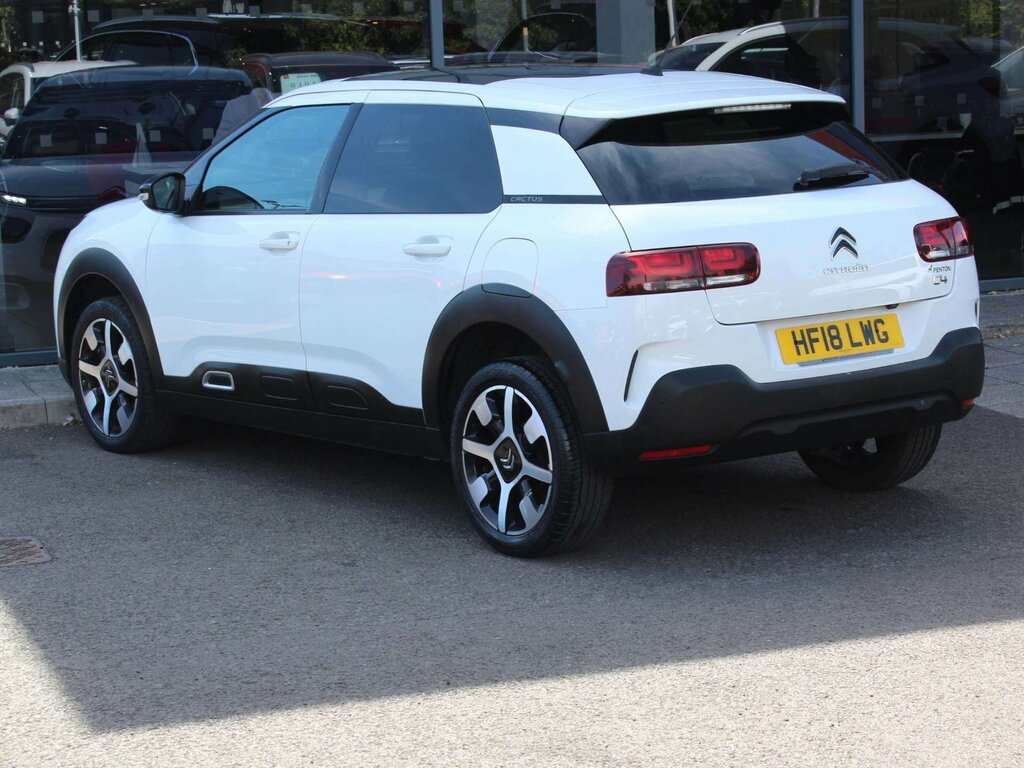 Citroen C4 Cactus 1.6 Bluehdi Flair Hatchback Euro White #2