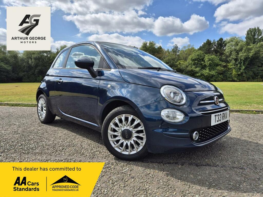 Fiat 500 1.2 Lounge Hatchback Dualogic Euro 6 S Blue