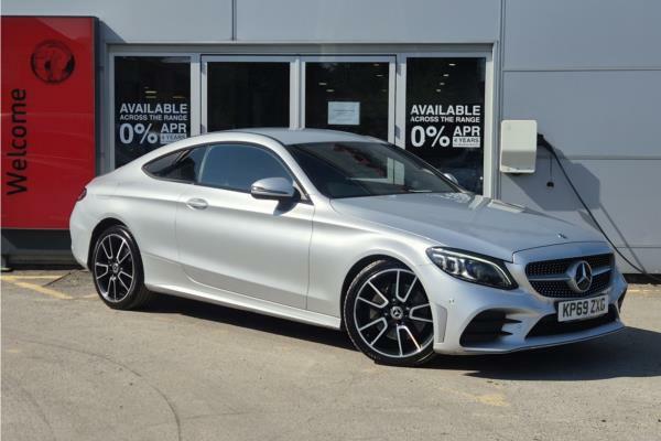 Mercedes-Benz C Class 2.0 C300 Amg Line Premium Coupe G-tro Silver