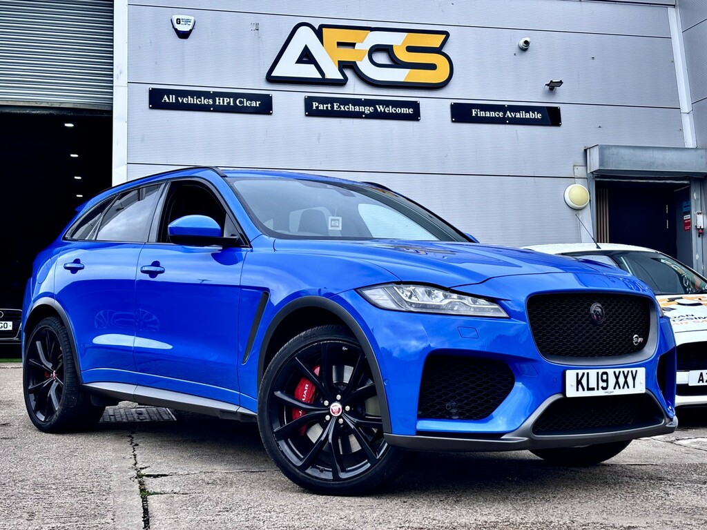 Jaguar F-Pace 5.0 V8 Svr Blue