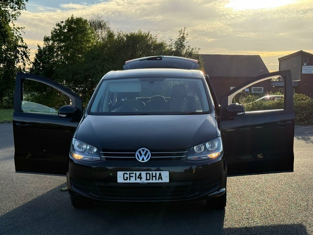 Volkswagen Sharan Se Black #7