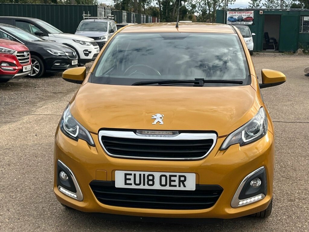 Peugeot 108 108 Allure Yellow #2
