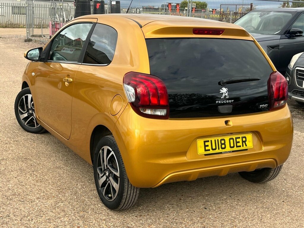 Peugeot 108 108 Allure Yellow #4