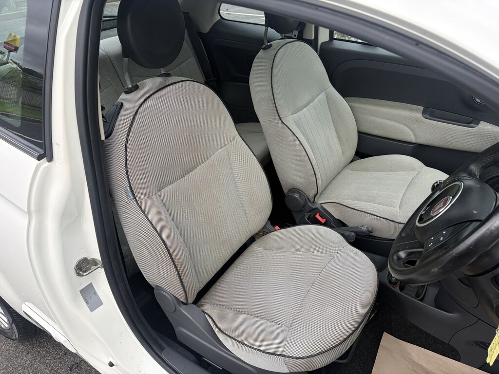 Fiat 500 Pop White #10