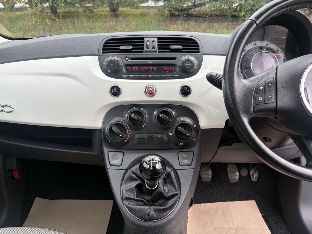 Fiat 500 Pop White #12
