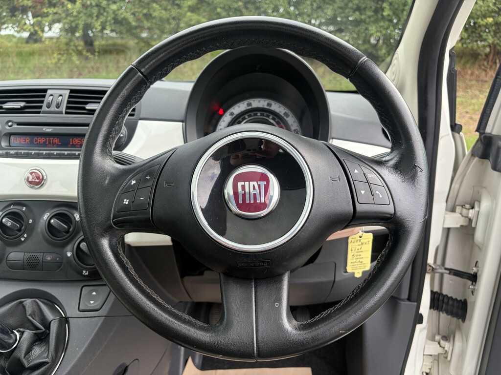 Fiat 500 Pop White #13