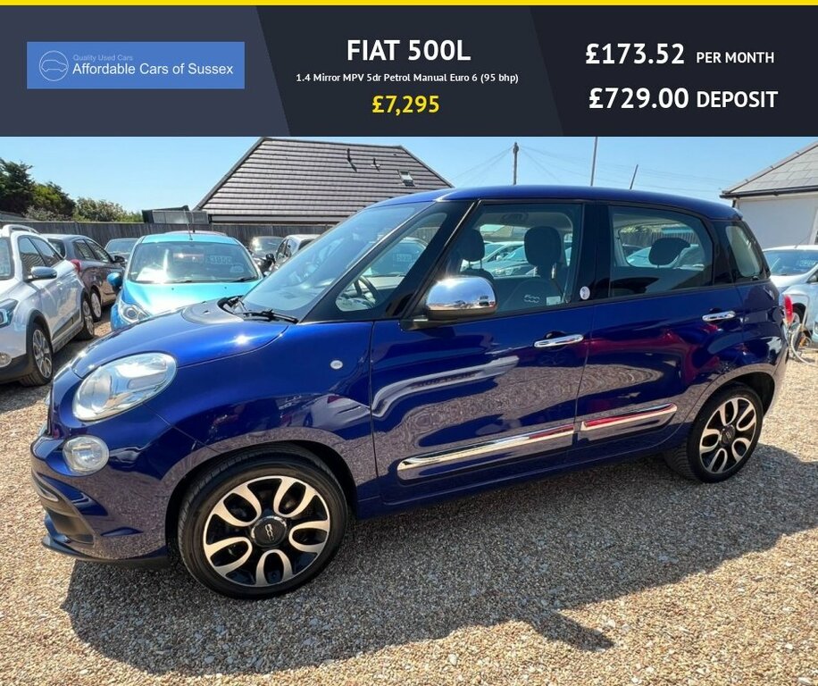 Fiat 500L 1.4L Mirror Blue #3