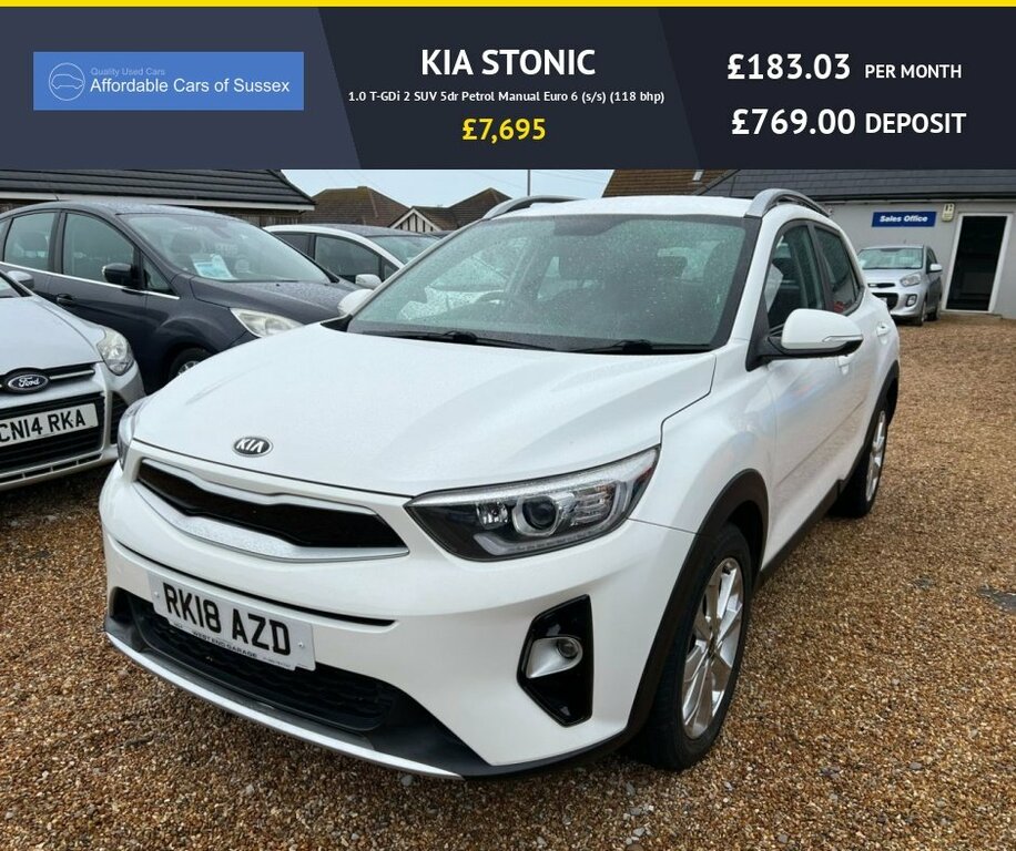 Kia Stonic 1L 2 RK18AZD White #3
