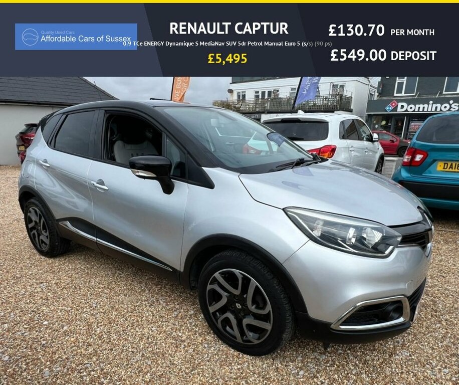 Renault Captur Dynamique S Medianav Energy Tce Ss Silver #3