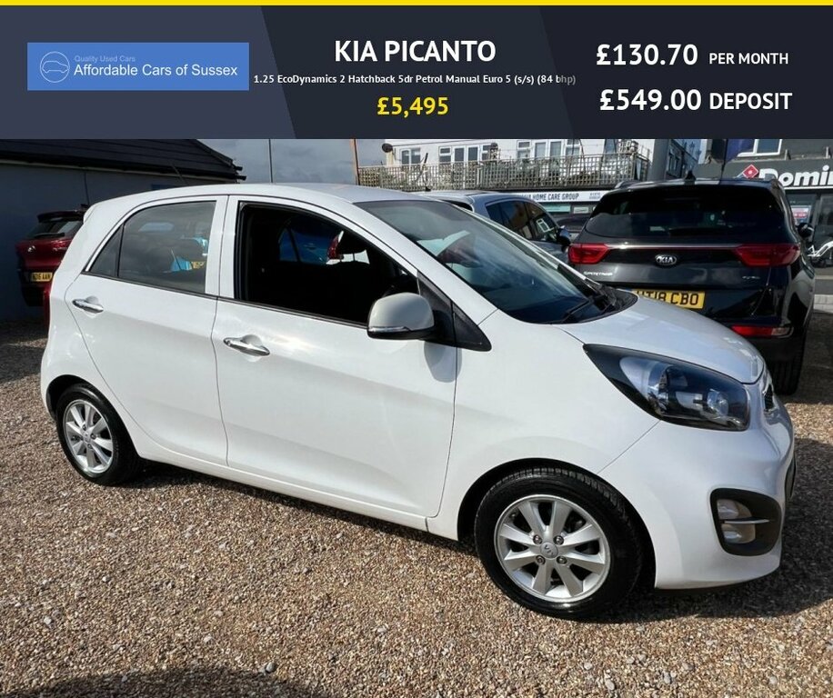 Kia Picanto 1L 2 GV14XMX White #3