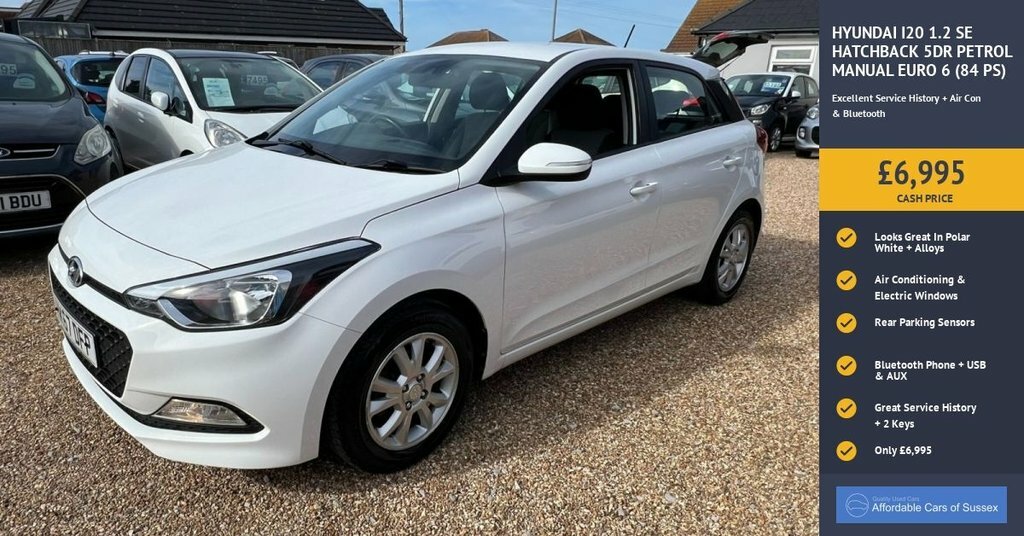 Hyundai I20 White #12
