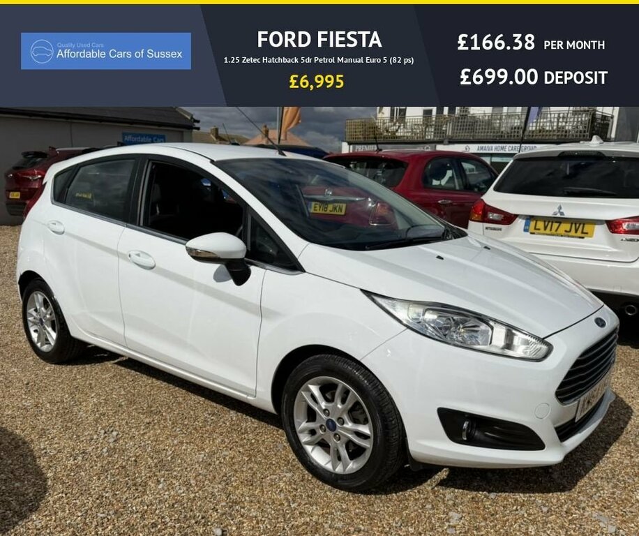 Ford Fiesta 1L Zetec White #2