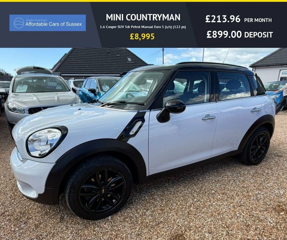 Mini Countryman 1.6L Cooper White #4