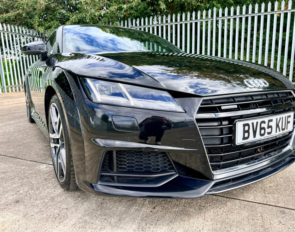 Audi TT 2.0 Tfsi S Line S Tronic Quattro Euro 6 Ss Black #2