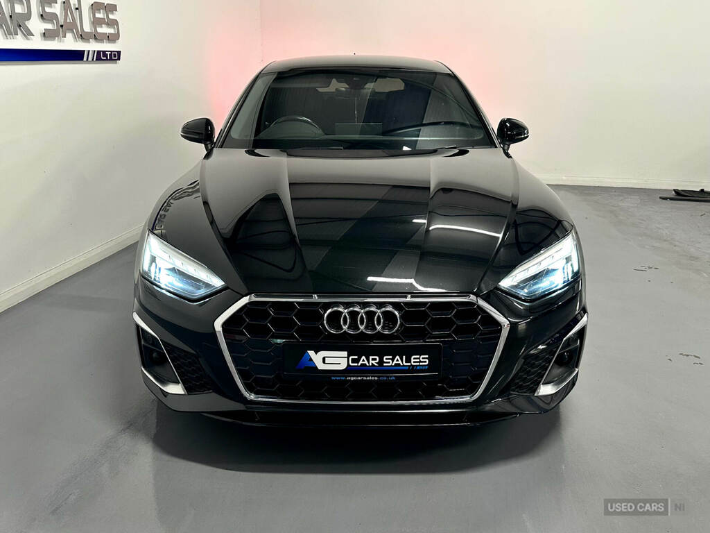 Audi A5 35 Tdi S Line S Tronic WG70VYJ Black #2
