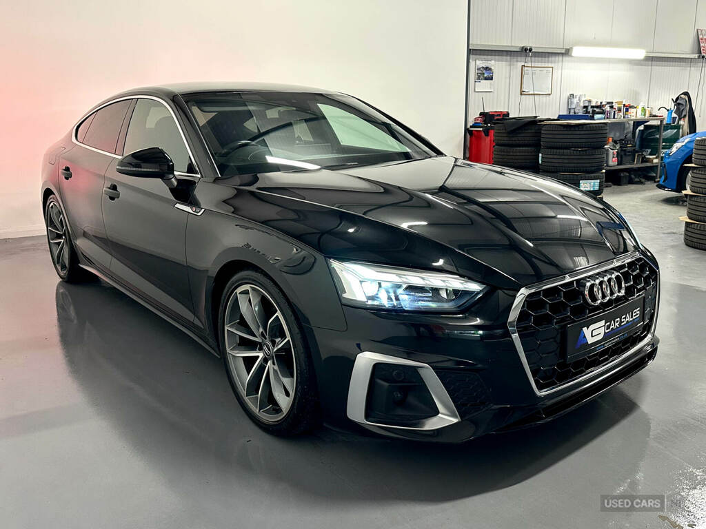 Audi A5 35 Tdi S Line S Tronic WG70VYJ Black #4