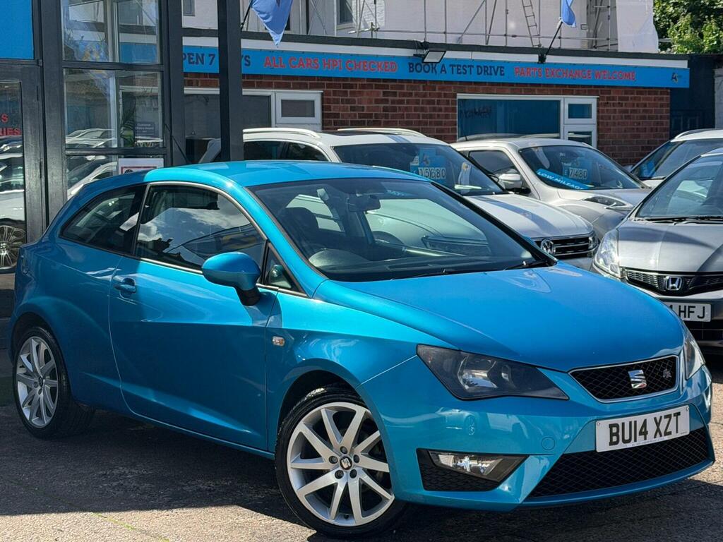 Seat Ibiza Hatchback 1.2 Tsi Fr Sport Coupe Euro 5 2014 Blue