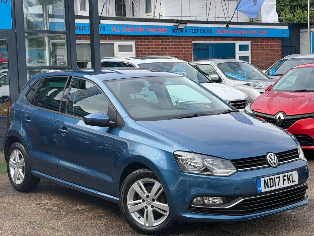 Volkswagen Polo Hatchback 1.0 Bluemotion Tech Match Edition Euro 6 Blue