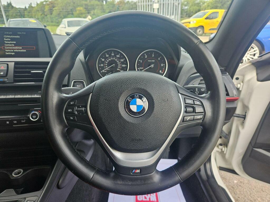 BMW 1 Series Coupe 2.0 White #14