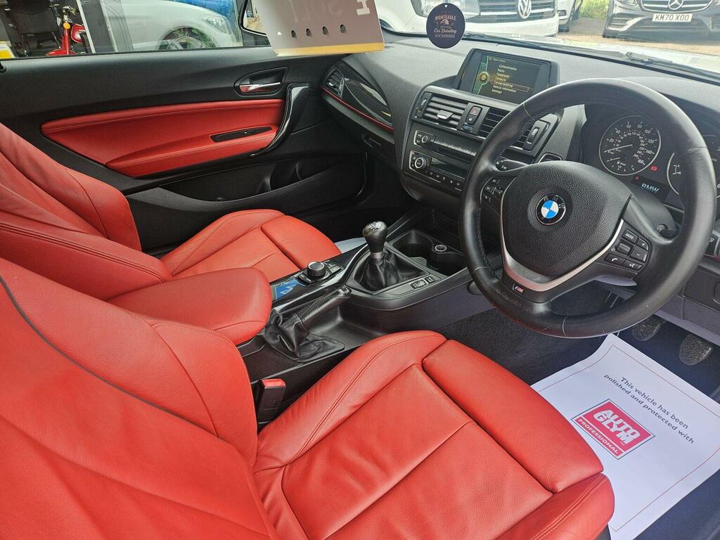 BMW 1 Series Coupe 2.0 White #12