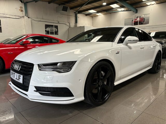 Audi A7 2017 3.0 Bitdi V6 Black Edition Sportback Dies White #2