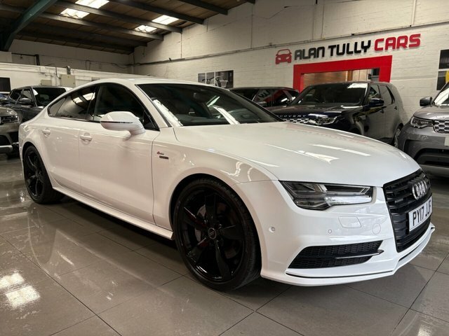 Audi A7 2017 3.0 Bitdi V6 Black Edition Sportback Dies White