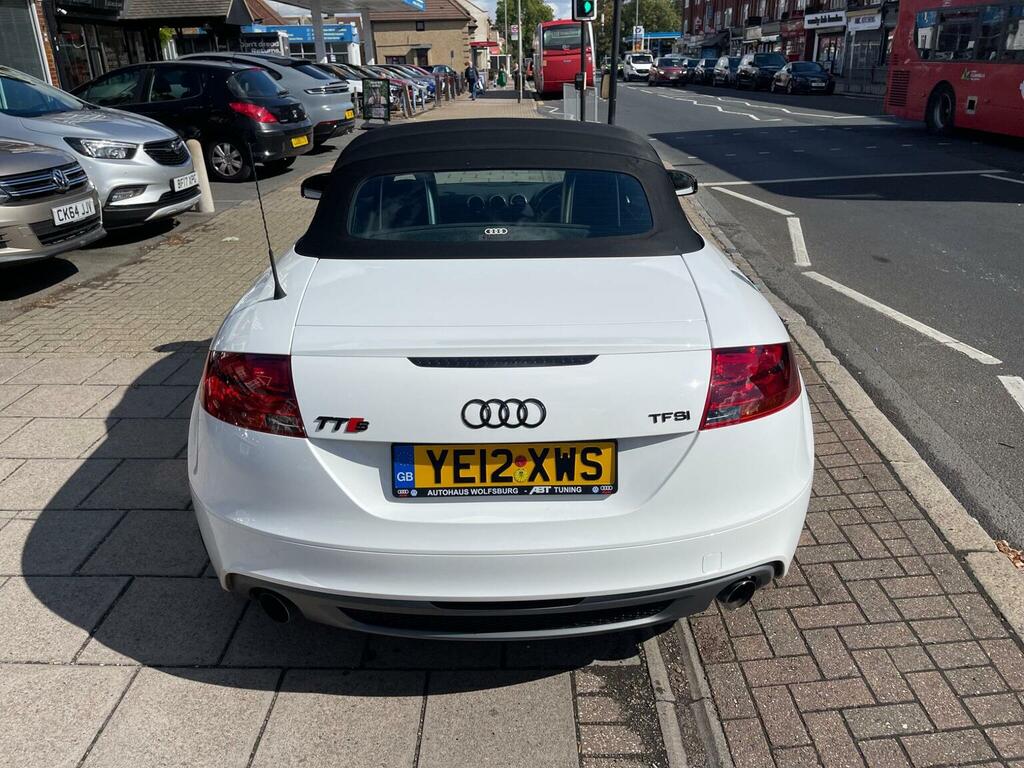 Audi TT Convertible 2.0 Tdi Black Edition Roadster Quattro White #8