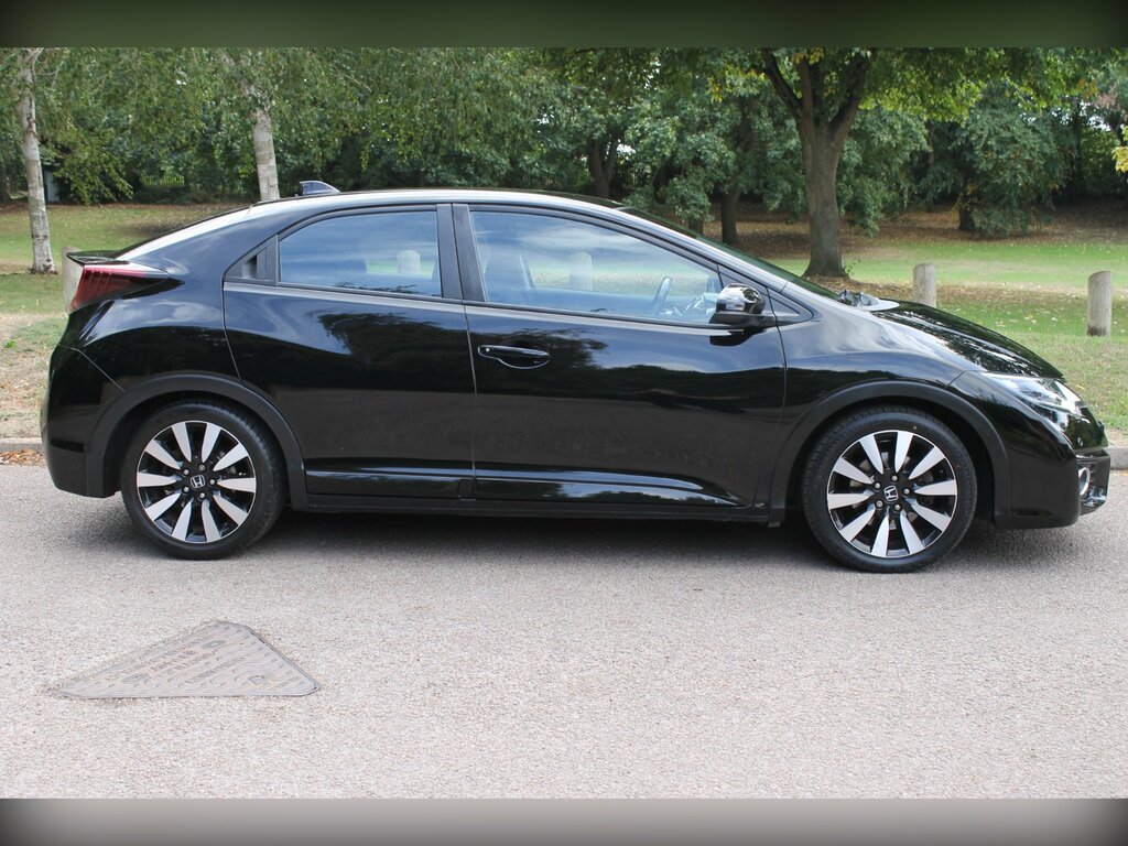 Honda Civic 1.8 I-vtec Se Plus Navi Hatchback Man Black #5