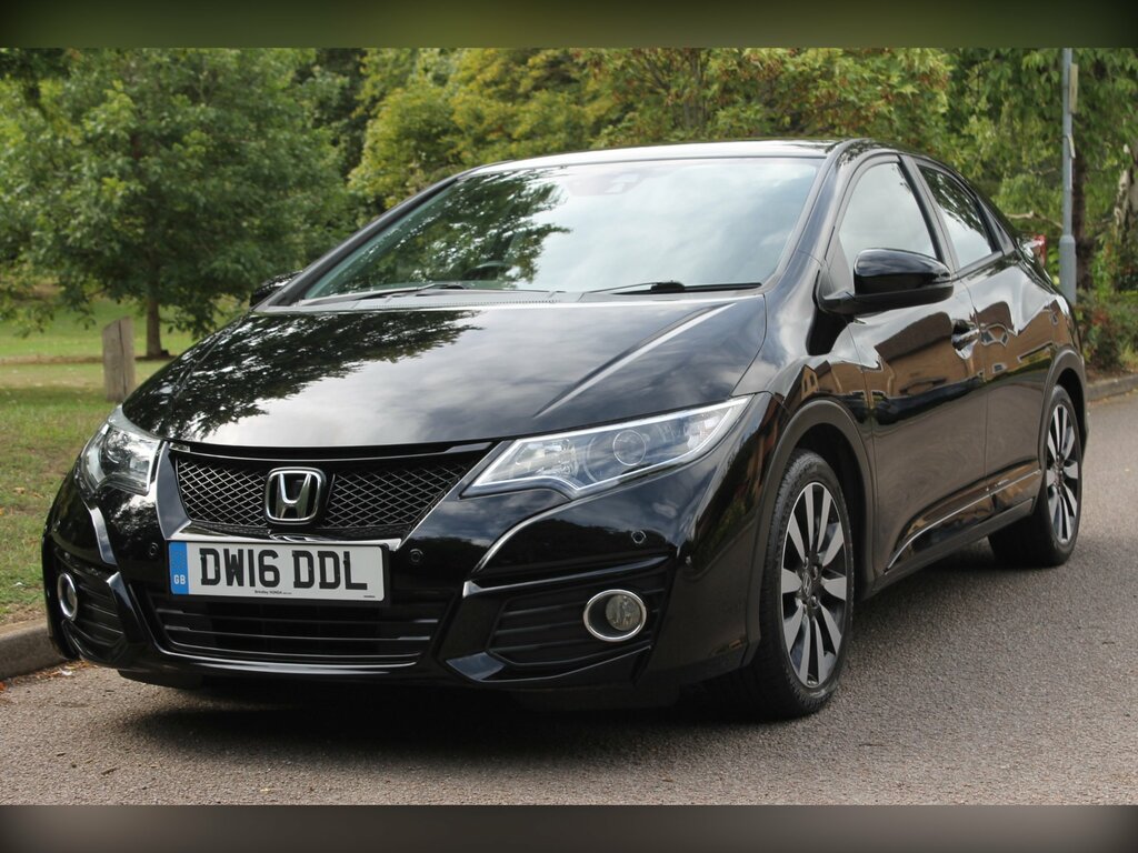 Honda Civic 1.8 I-vtec Se Plus Navi Hatchback Man Black