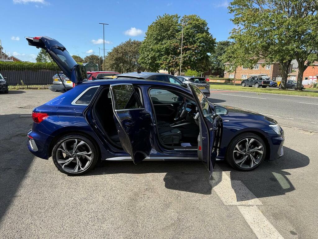 Audi A3 1.0 Tfsi 30 S Line Sportback Eur Blue #6
