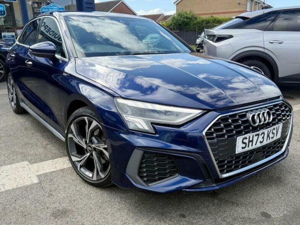 Audi A3 1.0 Tfsi 30 S Line Sportback Eur Blue #3