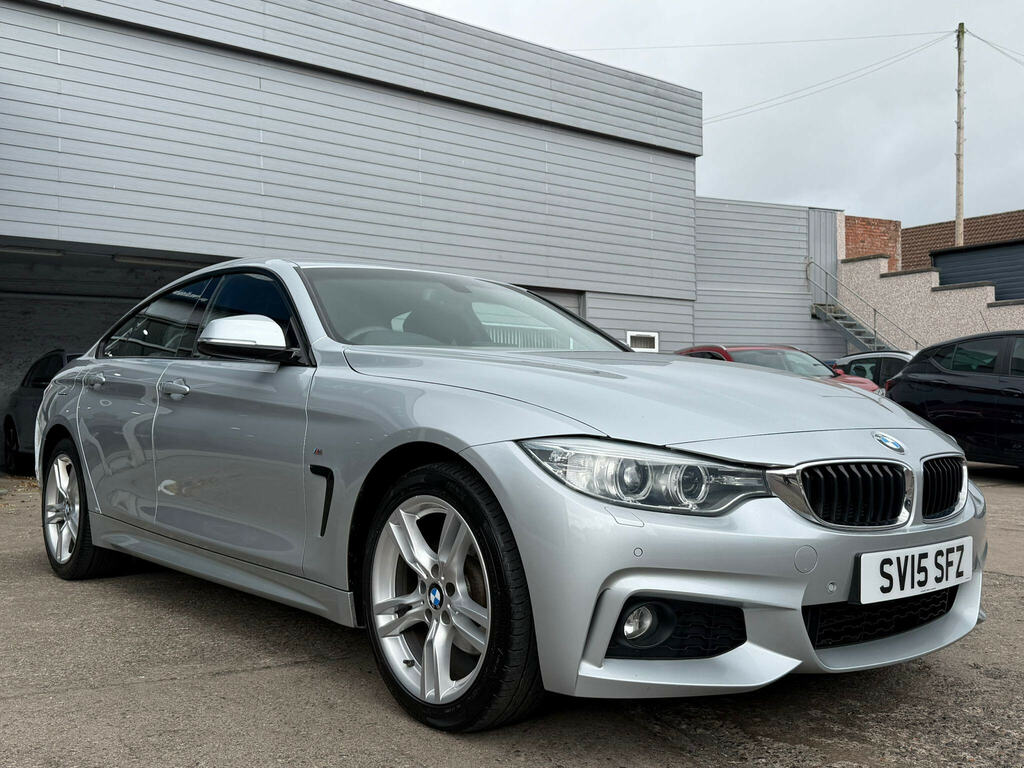 BMW 4 Series Gran Coupe 2.0 420D M Sport Xdrive Euro 6 Ss Silver #2