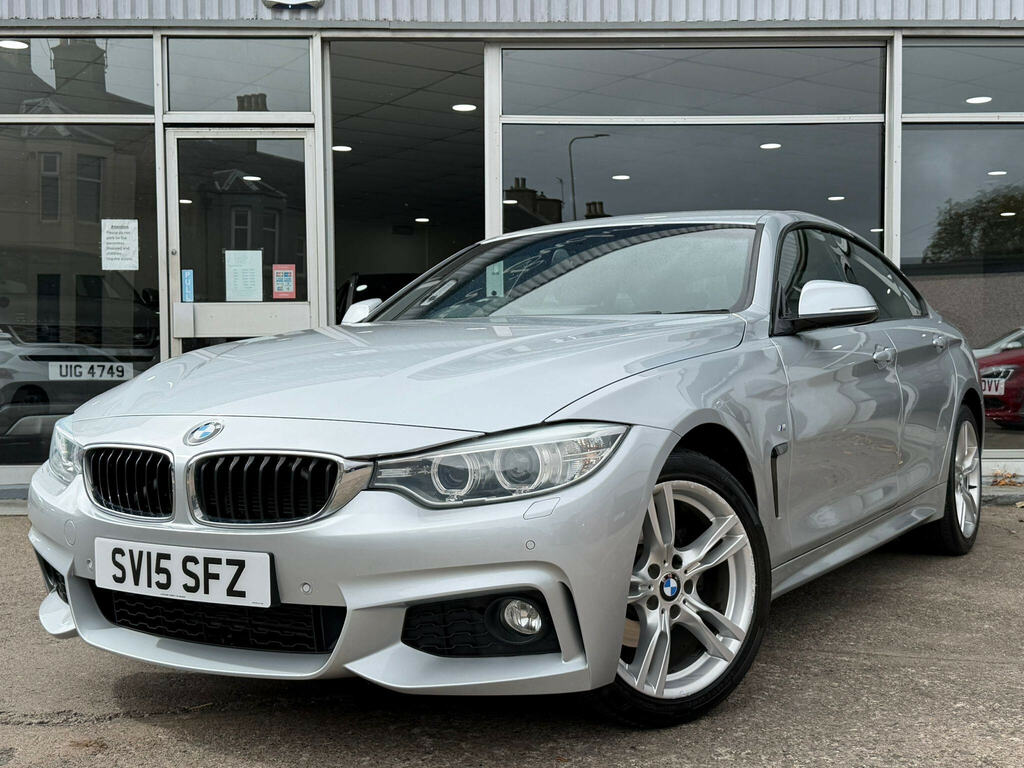 BMW 4 Series Gran Coupe 2.0 420D M Sport Xdrive Euro 6 Ss Silver