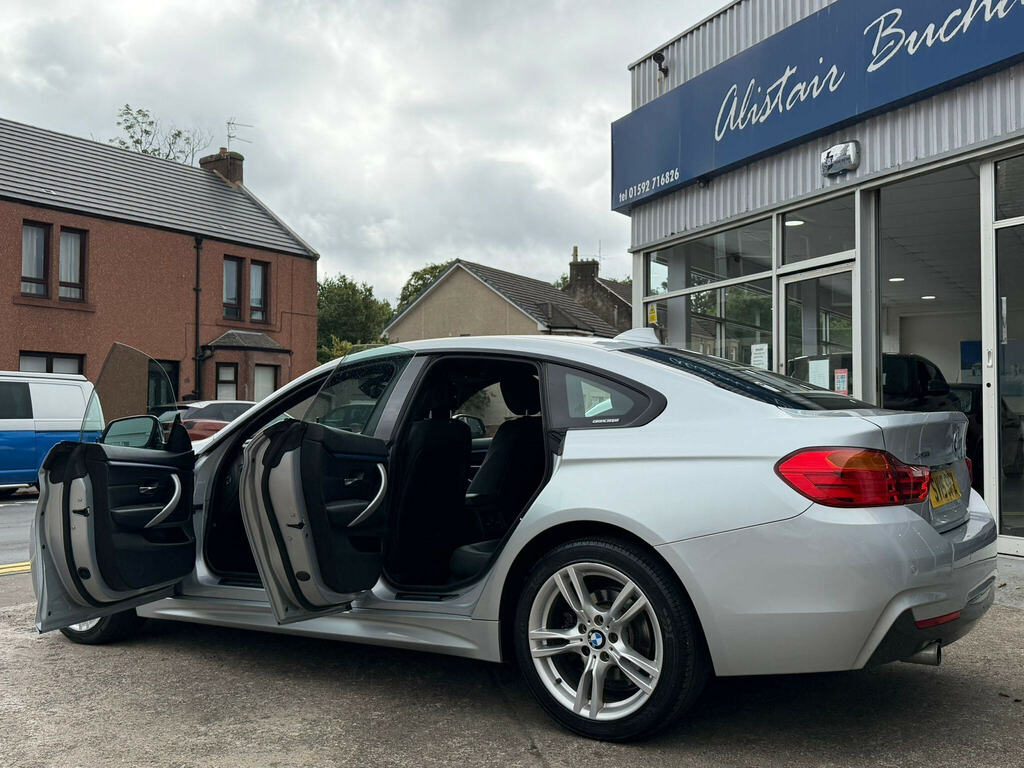 BMW 4 Series Gran Coupe 2.0 420D M Sport Xdrive Euro 6 Ss Silver #4