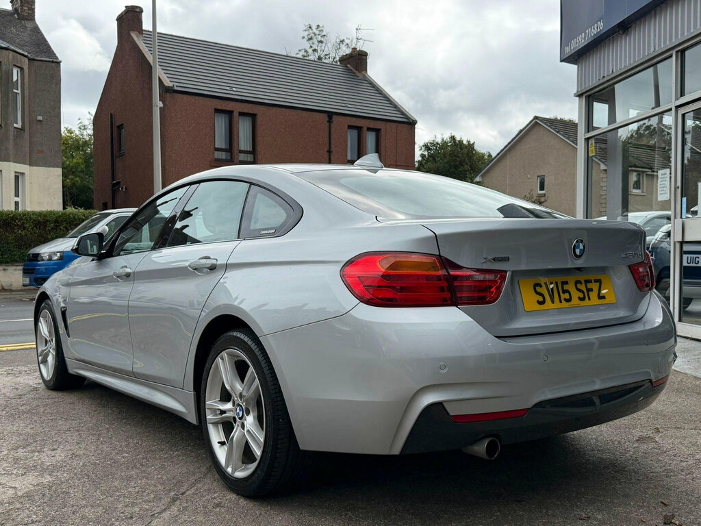 BMW 4 Series Gran Coupe 2.0 420D M Sport Xdrive Euro 6 Ss Silver #6