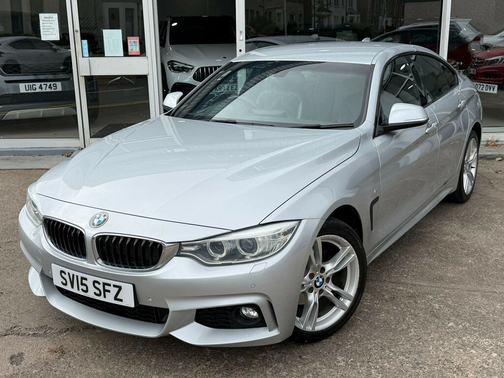 BMW 4 Series Gran Coupe 2.0 420D M Sport Xdrive Euro 6 Ss Silver #5