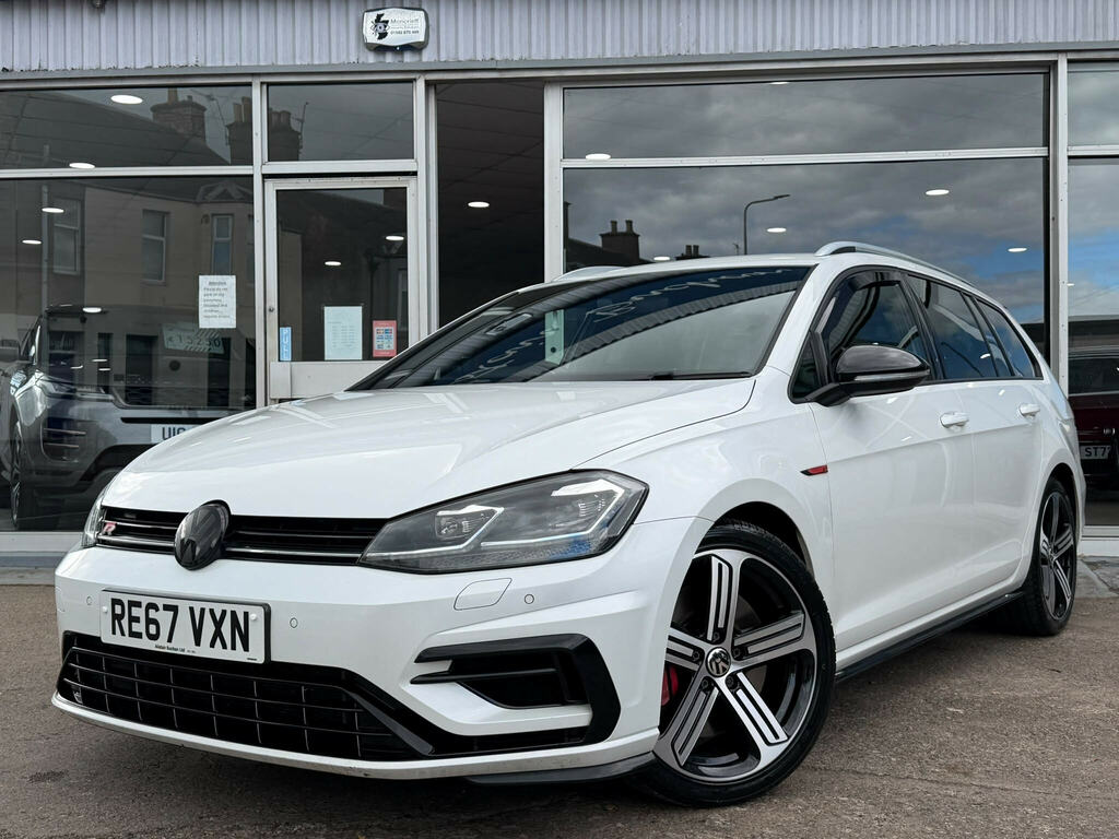 Volkswagen Golf 2.0 Tsi R Estate Dsg 4Motion Euro 6 S White