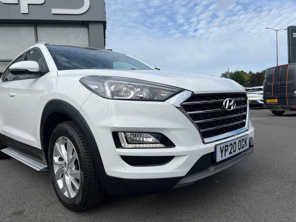 Hyundai Tucson 1.6 T-gdi Se Nav Dct Euro 6 Ss White #6