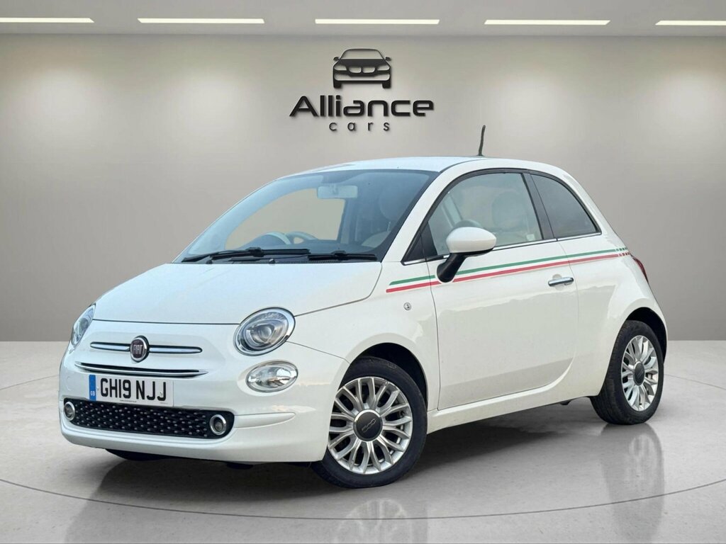 Fiat 500 1.2 Lounge Dualogic Euro 6 Ss White