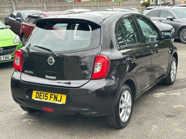 Nissan Micra 1.2 Acenta Hatchback Cvt Euro 5 80 Ps Black #4