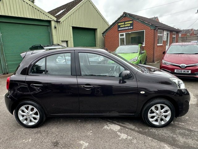 Nissan Micra 1.2 Acenta Hatchback Cvt Euro 5 80 Ps Black #5