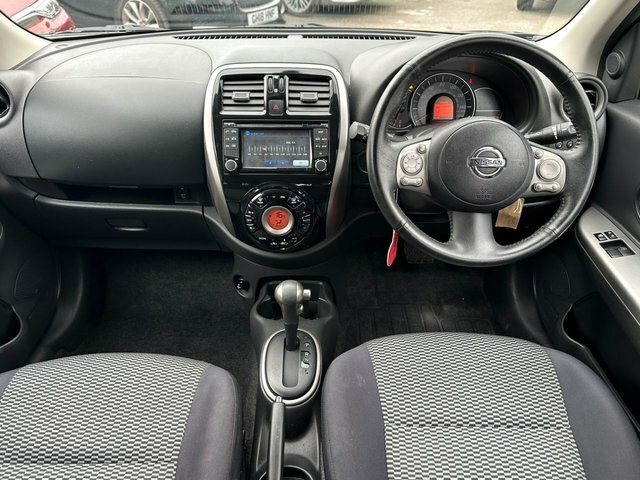 Nissan Micra 1.2 Acenta Hatchback Cvt Euro 5 80 Ps Black #3