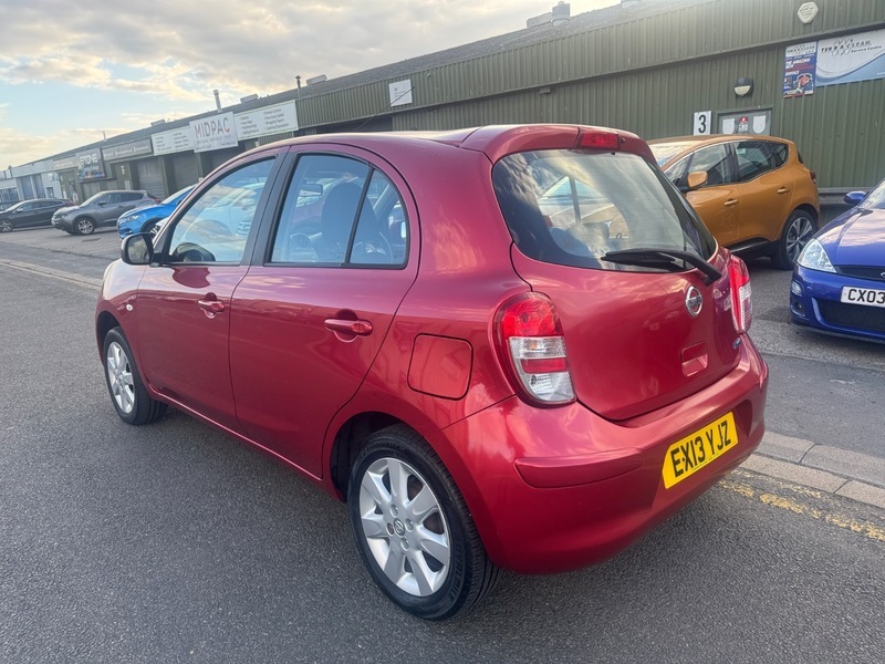 Nissan Micra Acenta Red #5
