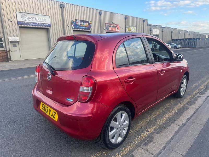 Nissan Micra Acenta Red #6