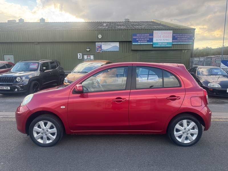 Nissan Micra Acenta Red #3
